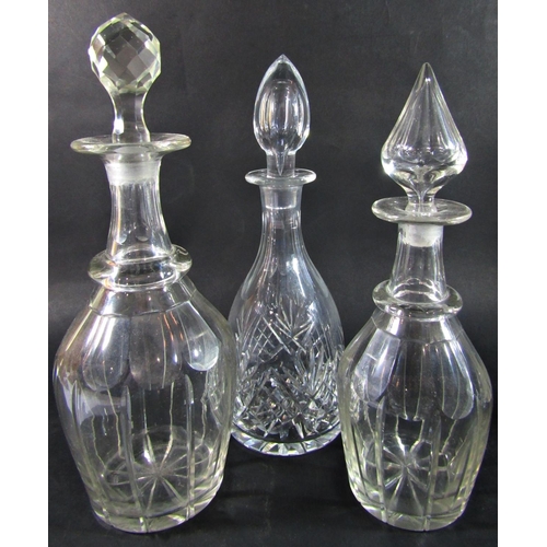 1165 - Fifty-one moulded contemporary stemmed glass rummers in the Georgian style