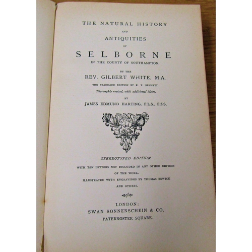 160 - White, Reverend Gilbert, The Natural History & Antiquities Of Selborne, (4th Edition) published Sonn... 