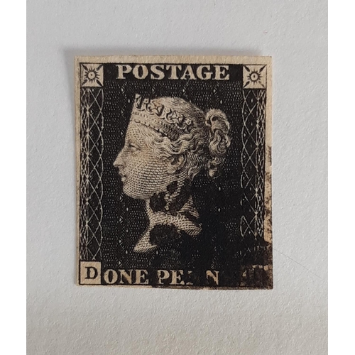 131 - A mint and used GB Queen Victoria stamps collection in a blue stock album from 1840 1d Black four ma... 