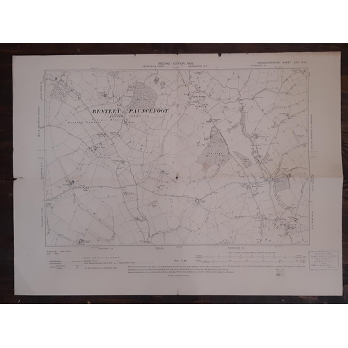 140 - An auction sales catalogue dated 1918 for the Worcestershire Estate formerly the property of the Rig... 