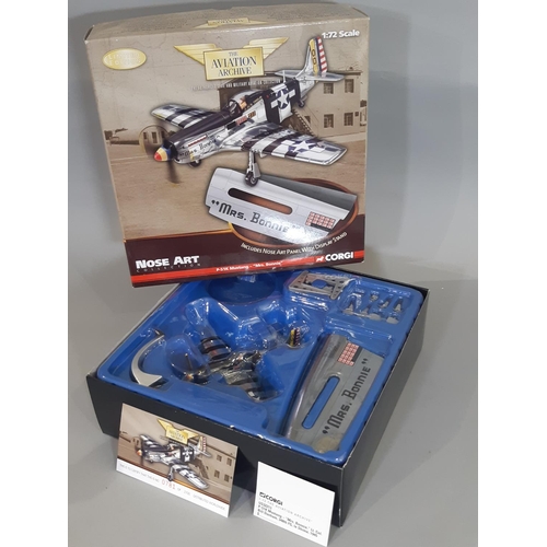 268 - Collection of 5 boxed models from Corgi Aviation Archive series, all Mustang aircraft comprising P-5... 