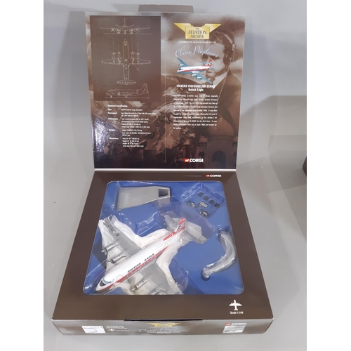 273 - 3 boxed model passenger aircraft from Corgi Aviation Archive series including 'Classic Propliners' V... 