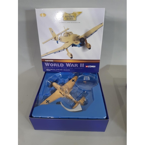 275 - 4 boxed model aircraft by Corgi featuring aircraft from conflicts WW2 and the Cold War including 'Wa... 