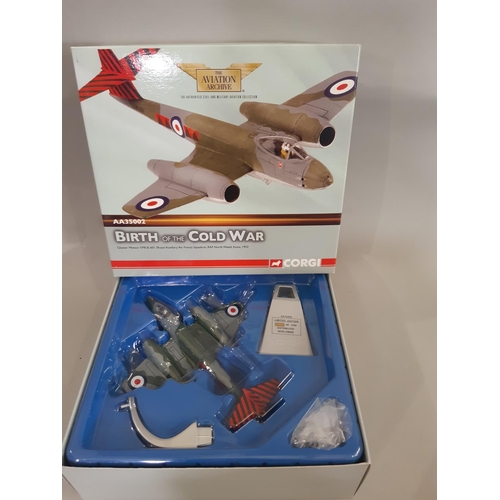 275 - 4 boxed model aircraft by Corgi featuring aircraft from conflicts WW2 and the Cold War including 'Wa... 