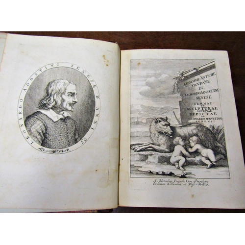 233 - Gemmae Et Sculpturae Antiquae Depictae by Leonardo Avgustino Jacobo Gronovio, published 1685 (some m... 