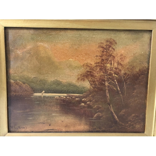 4 - Manner of William Collins (1788-1847) - Pair of river scenes, oil on board, each signed 'W. Collins'... 