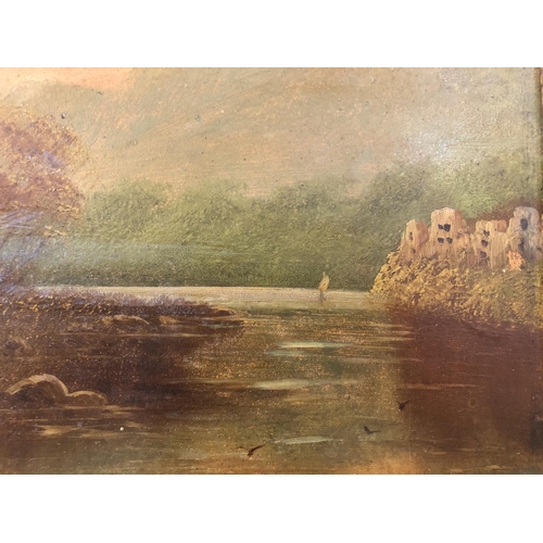 4 - Manner of William Collins (1788-1847) - Pair of river scenes, oil on board, each signed 'W. Collins'... 