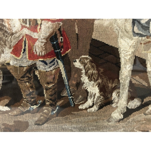 56 - 19th Century Tapestry After John Frederick Herring (1795-1865) - 'The Baron's Charger', 56 x 72 cm, ... 