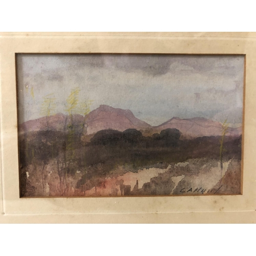 76 - Cecil Arthur Hunt (1873-1965) - Two watercolours on paper, one signed in pencil lower right, 8 x 12.... 