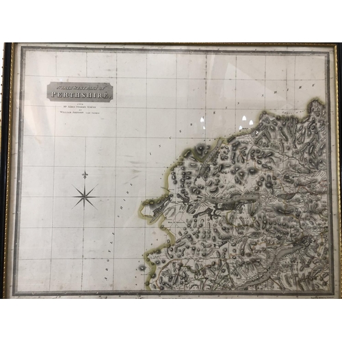 79 - Two maps to include: Emanuel Bowen (1693-1767) - 'An Improved Map of the County of Somerset Divided ... 