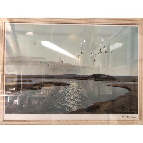 83 - Two signed Peter Scott (1909-1989) prints, both framed and glazed, largest: 61 x 41 cm (2)