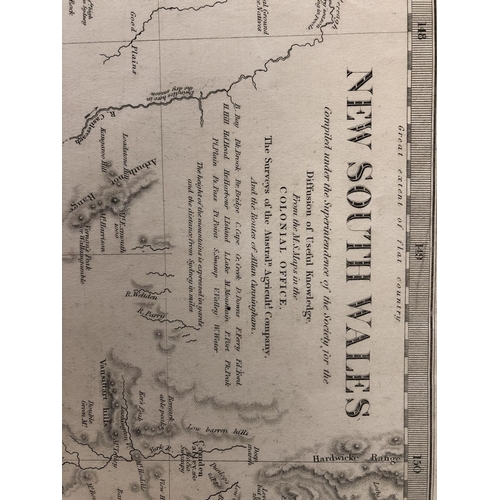 93 - Two maps to include: 'New South Wales compiles under the superintendence of the Society for the Diff... 