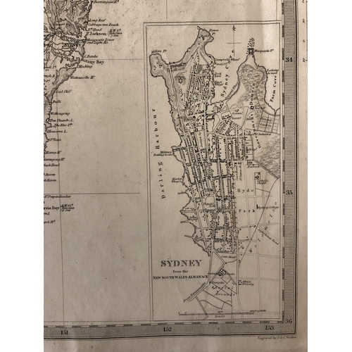 93 - Two maps to include: 'New South Wales compiles under the superintendence of the Society for the Diff... 