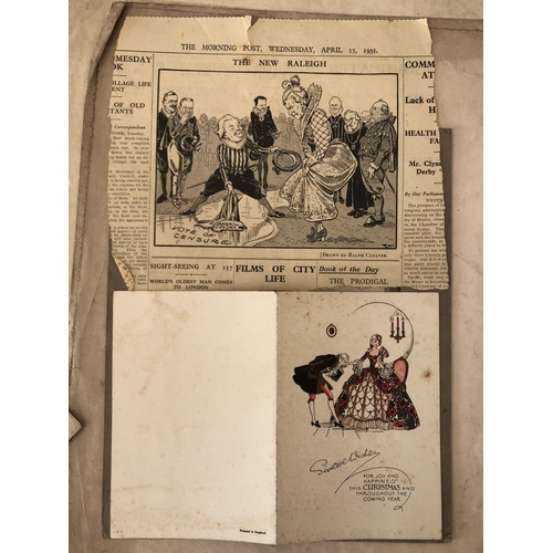 95 - Folder containing a quantity of 19th century lithographs and engravings, some in colours, together w... 