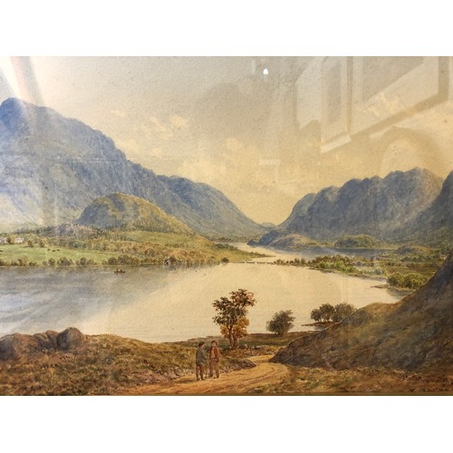 35 - William Taylor Longmire (1841-1914) - 'Thirlmere' watercolour on paper, titled, signed and dated '18... 