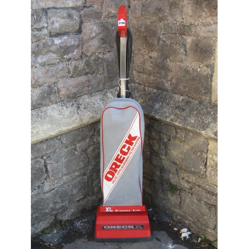 2156 - An Oreck EL upright vacuum cleaner