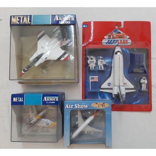 344 - Large mixed collection of boxed model aircraft including 7 x Corgi 'The Red Arrows' 1965-2004 series... 