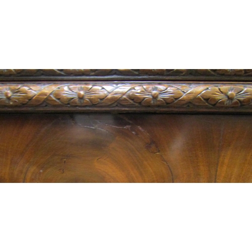 2648 - Edwardian mahogany foldover top card table in a Georgian style, 91cm wide