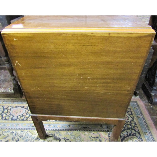 2655 - Art deco walnut canteen of seven graduated drawers, containing an almost complete 24 place setting c... 