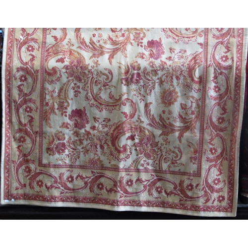 2541 - An Aubusson style Laura Ashley wall hanging with flora and fauna design in traditional tones. 200cm ... 