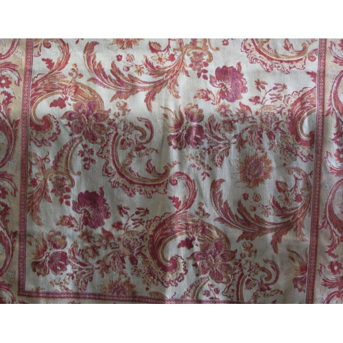 2541 - An Aubusson style Laura Ashley wall hanging with flora and fauna design in traditional tones. 200cm ... 