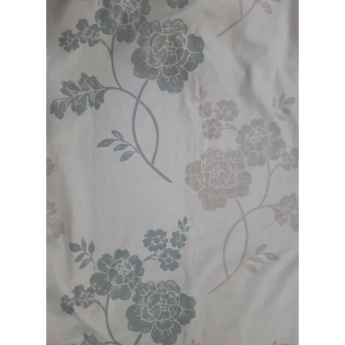 1576 - Laura Ashley curtains, all lined with pencil pleat heading; 2 pairs in 'Marciana' fabric (neutral/du... 