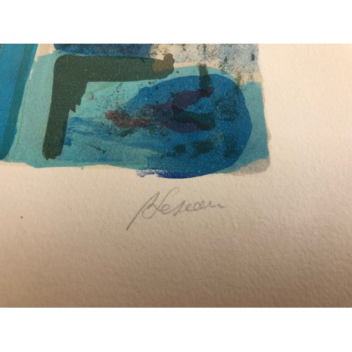 187 - PIERRE LESIEUR (1922-2011)
'UNTITLED'
lithograph in colours, signed and marked pencil
44.5cm x 44.5c... 