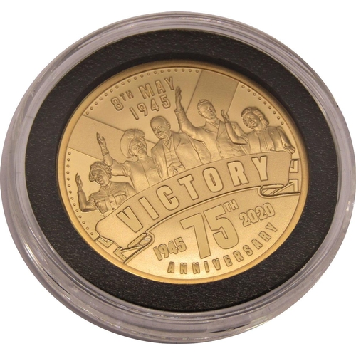 407 - Proof 2020 Solomon Islands $10 - 75th Anniversary of V.E. Day, limited to 95, cased