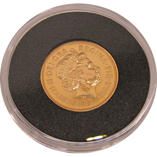 416 - Proof 2021 sovereign Diamond Jubilee, cased