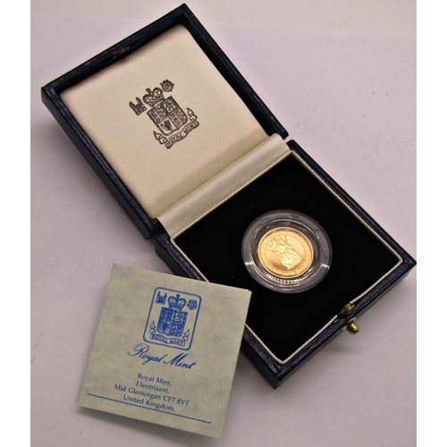 420 - Proof 1989 half sovereign, 500th Anniversary of the First Gold Sovereign number 4186/10,000, cased