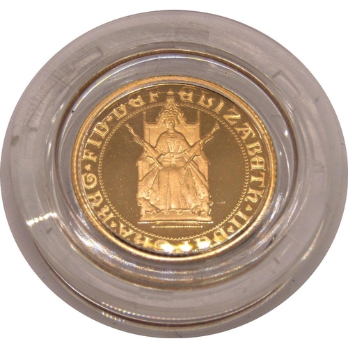 420 - Proof 1989 half sovereign, 500th Anniversary of the First Gold Sovereign number 4186/10,000, cased