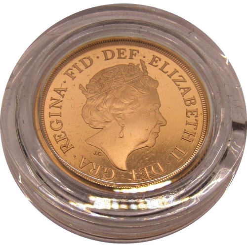 422 - Proof 2020 sovereign, cased