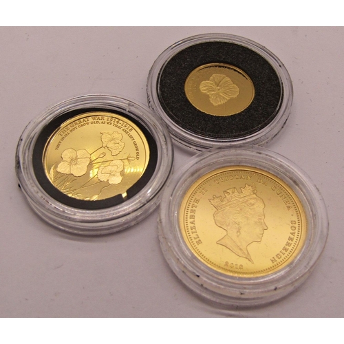 429 - Proof official Lest We Forget set, 2018 sovereign, 2018 half sovereign, 2018 quarter sovereign, Tris... 