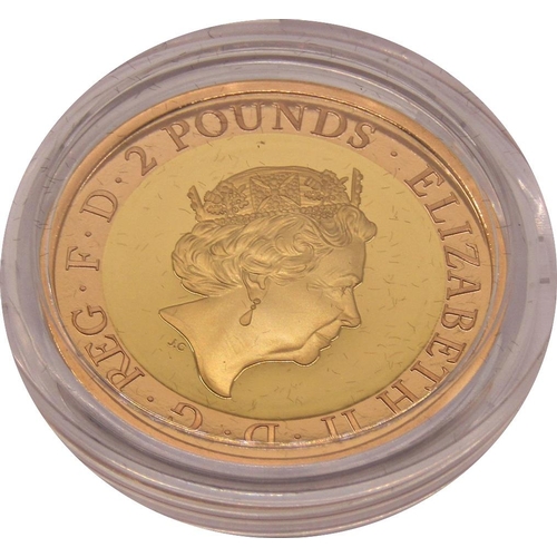 449 - Proof 75th Anniversary of D Day £2 coin 2019, cased