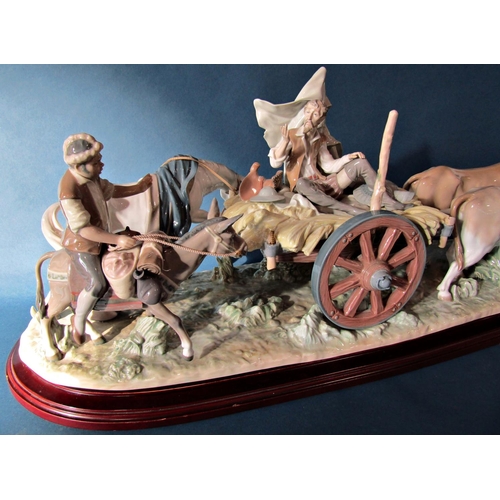 1019 - A Lladro limited edition porcelain group 'Return to La Mancha' sculpted by Salvador Furio, number 13... 