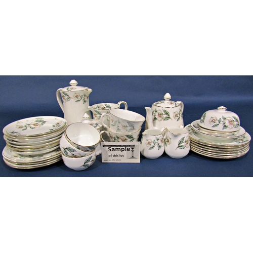 1031 - A collection of 20th century tea ware including Wedgwood Tiger Lily coffee set, Crown Staffordshire ... 