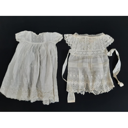 1609 - Baby clothing from late 19th/ mid 20th century including 7 good quality baby gowns, with various des... 