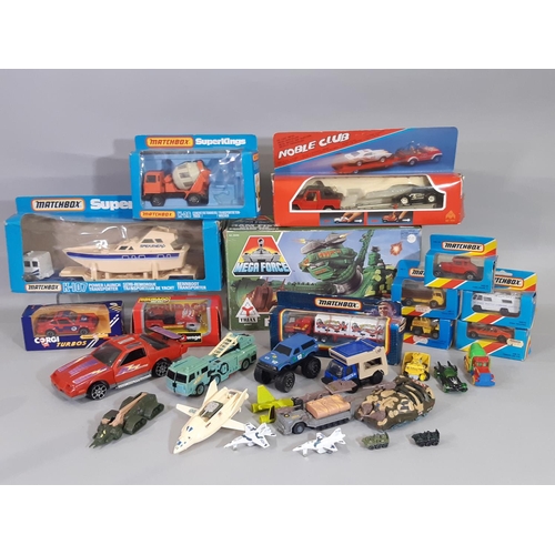 379 - Mixed collection of vintage model vehicles including 'Ram Fist Spearhead Command Vehicle' by Kenner ... 