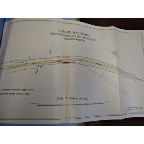 264 - L. N. E. R. Agreements 1925, volumes III, Passenger Managers Office, Liverpool street, containing va... 