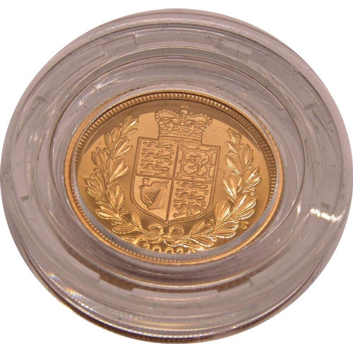 457 - Uncirculated half sovereign 2002, cased