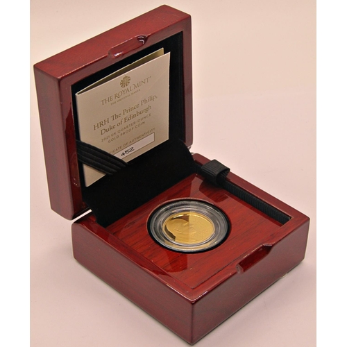 462 - Proof 2021 coin, HRH Prince Philip limited to 760, crown