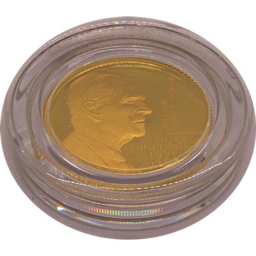 462 - Proof 2021 coin, HRH Prince Philip limited to 760, crown