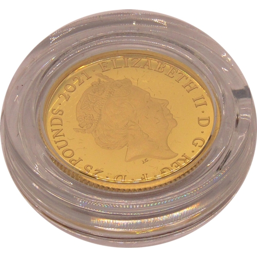 462 - Proof 2021 coin, HRH Prince Philip limited to 760, crown