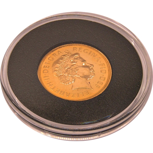 463 - Proof 2005 Sovereign, George & Dragon, cased