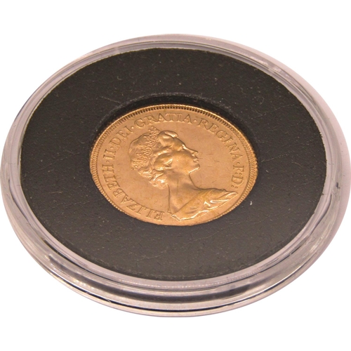 464 - 1979 Sovereign, Machin Portrait, cased