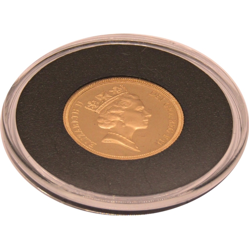 465 - 1986 Sovereign Maklouf Portrait, cased