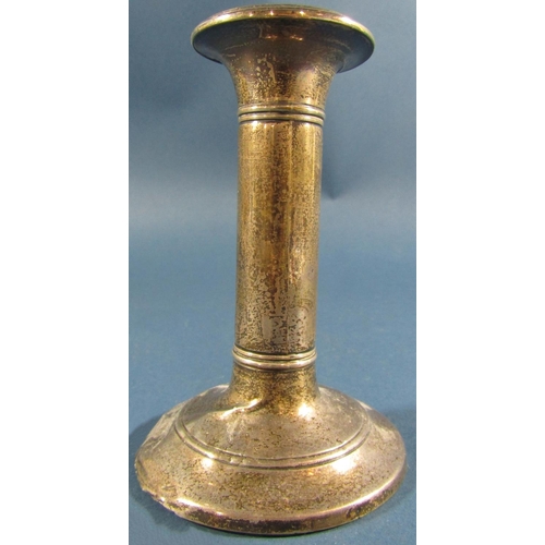 1248 - Five hammered finished silver goblets stamped Sterling to the base, 7.5cm tall, 6.5oz approx, togeth... 