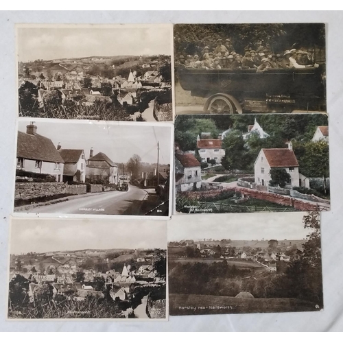 213 - An interesting collection of local topographical postcards to include Nailsworth and Horsley Village... 