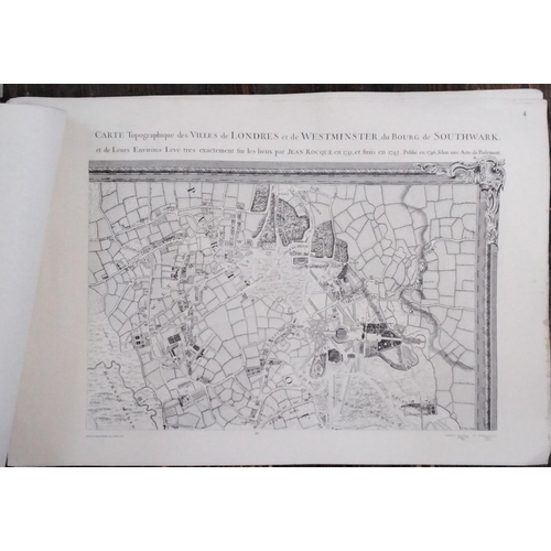 219 - John Rocque Land Surveyor, A Replica of An Exact Survey of the City's of London, Westminster and Bor... 