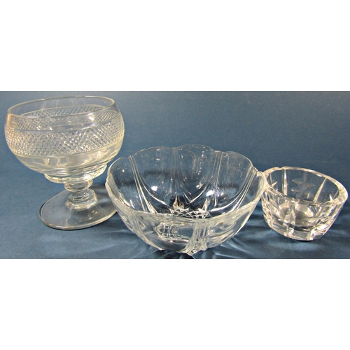 1131 - A quantity of mixed cut glass, including a water jug, various styles of glasses, tealight holders, c... 